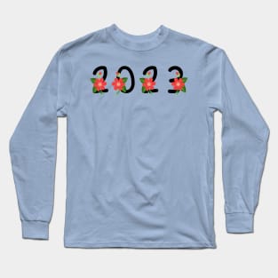 Happy new year 2023 t-shirt sticker Long Sleeve T-Shirt